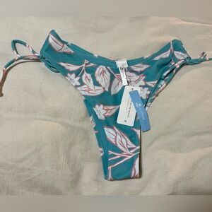 Cupshe Floral & Cheeky Bikini Bottoms in Medium